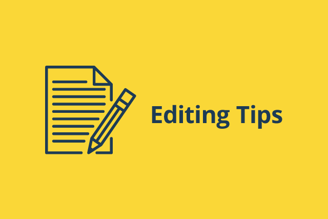 Tips for editing images