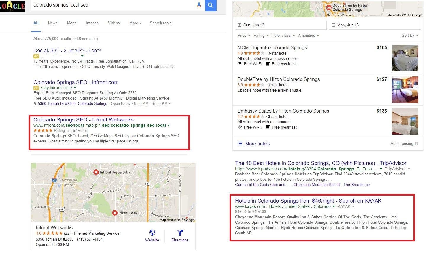 google serp title length