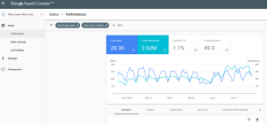 google search console