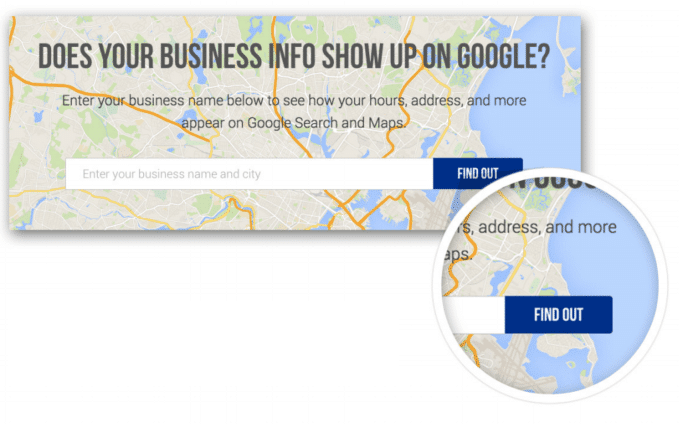 does your business show up on google