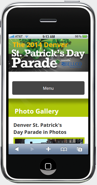 Infront Denver St. Patrick's Day Mobile