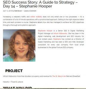 Stephanie hooper blog coverage