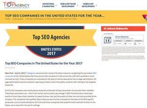 top seo agencies 2017