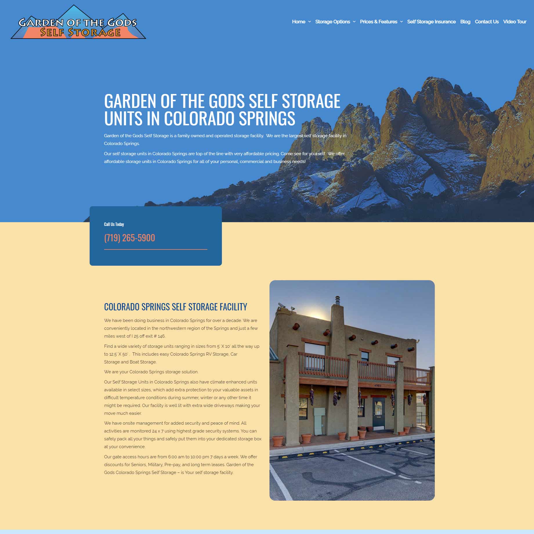 garden of the gods self storage