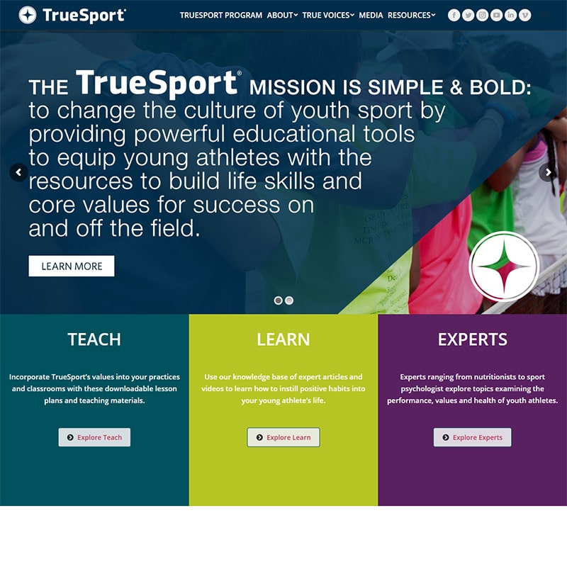 truesport website challenges